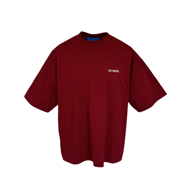 HEAVY LOGO TEE - BURGUNDY